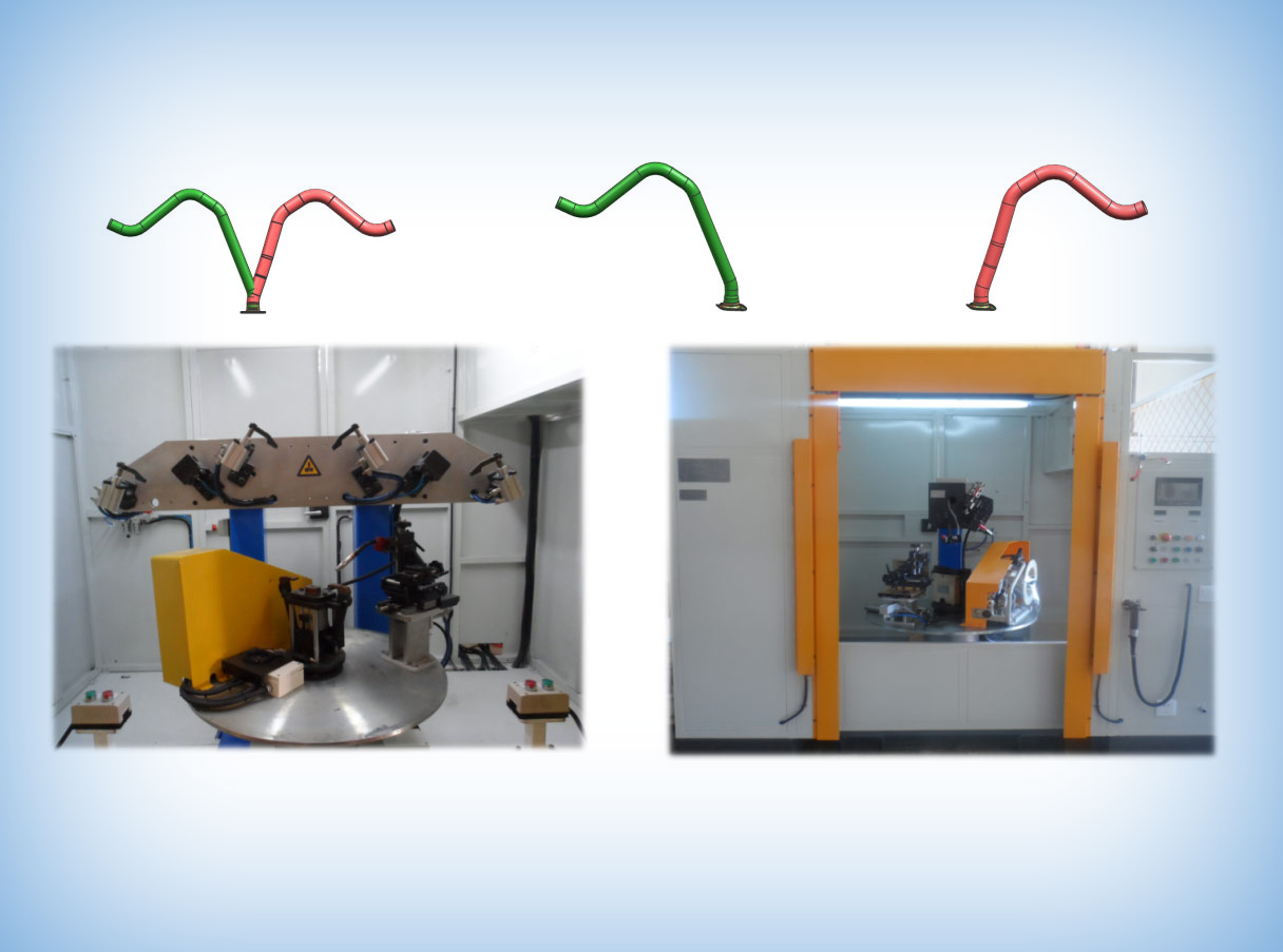 Vertical special machine welding unit
